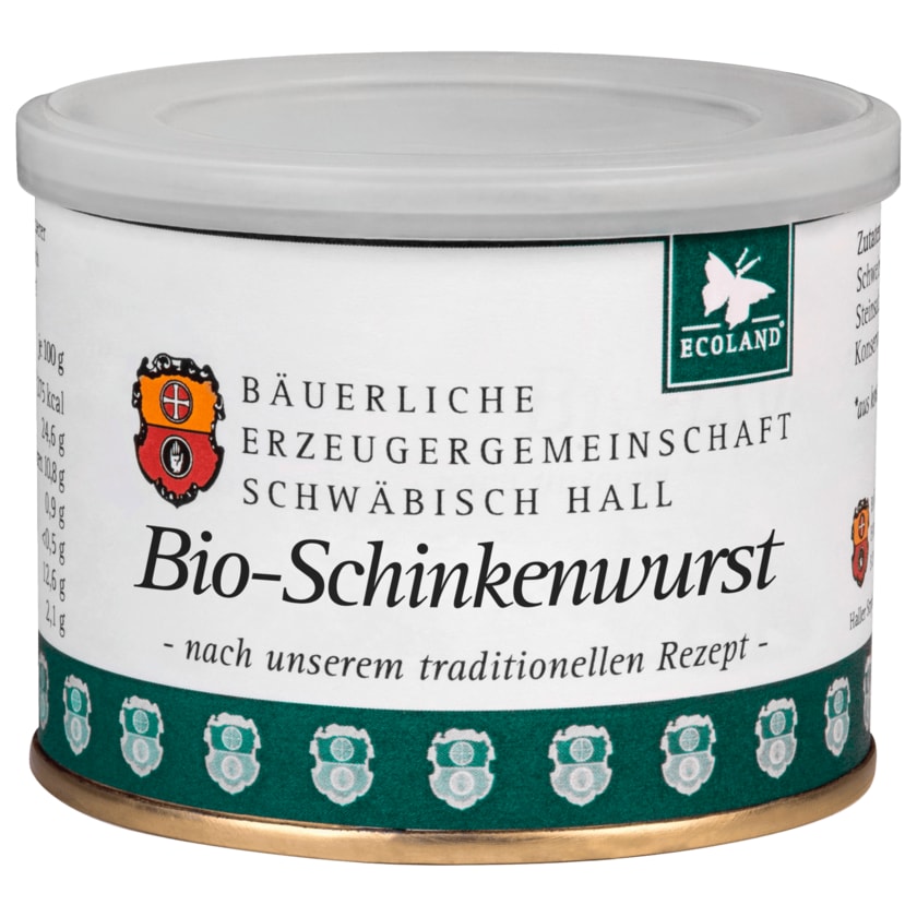 Bäuerliche Erzeugergemeinschaft Schwäbisch Hall Bio-Schinkenwurst 200g